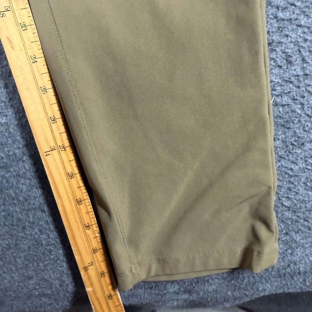 Lululemon Commission Slim Fit Pants Mens 34 Khaki Tan Technical Chino Trousers - Picture 7 of 13